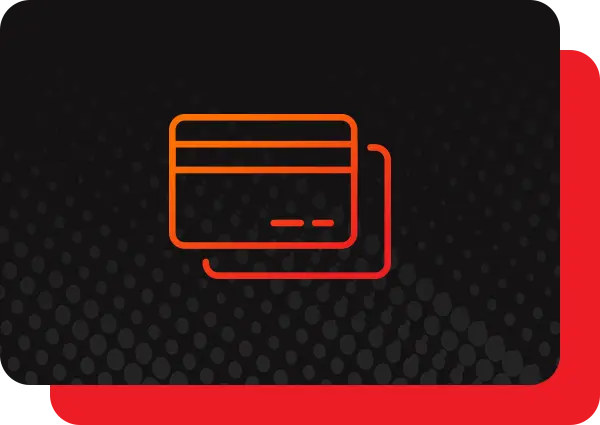 Icon of a credit card